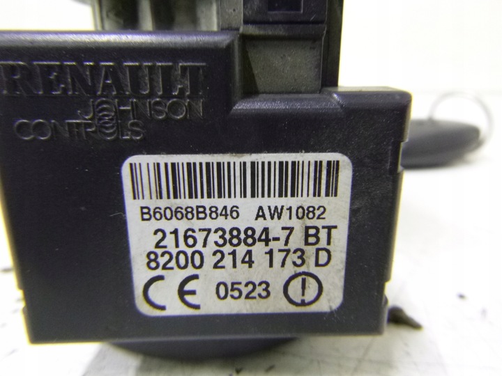 фото №3, Замок зажигания + ключ renault modus 1.6 2006r.
