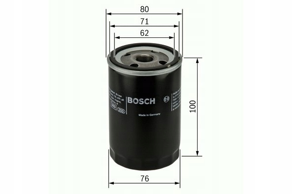 фото №13, Фильтр масла bosch filtry 451 103 367
