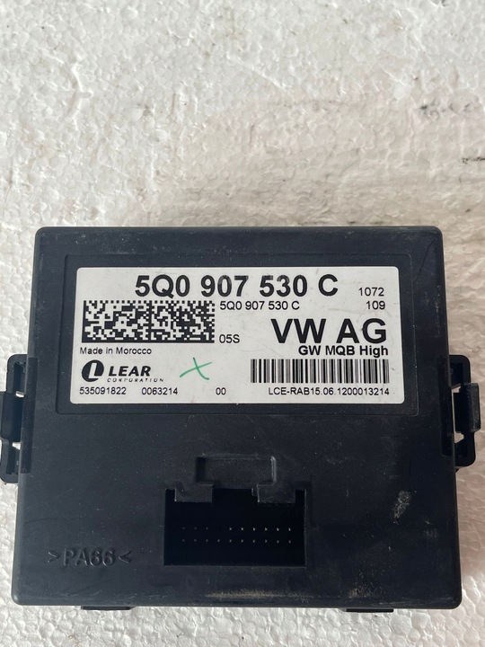 фото №3, Модуль блок керування шлюз 5q0907530c audi a3