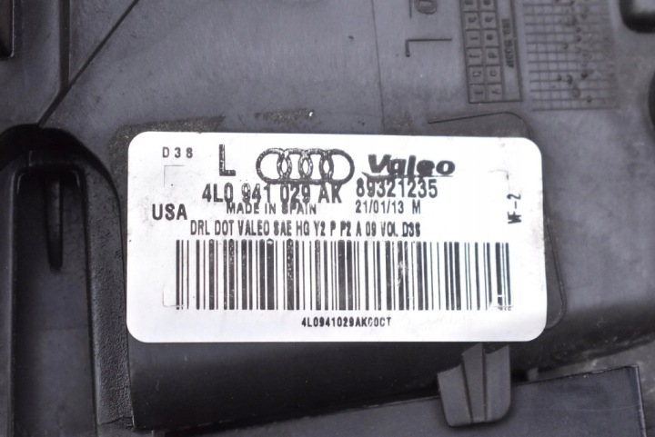 фото №9, Фара левое фара передняя линза ксенон usa 4l0941029ak audi q7 4l 08-15