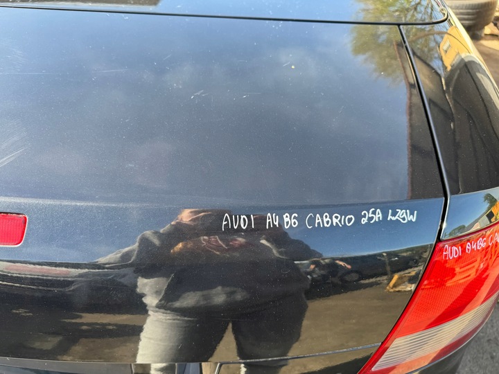 фото №7, Audi a4 b6 cabrio s-line крышка багажника lz9w