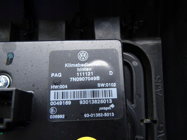 фото №14, Тунель захист бардачок панель клімат зад заднє 7n0907049b seat alhambra ii 7n