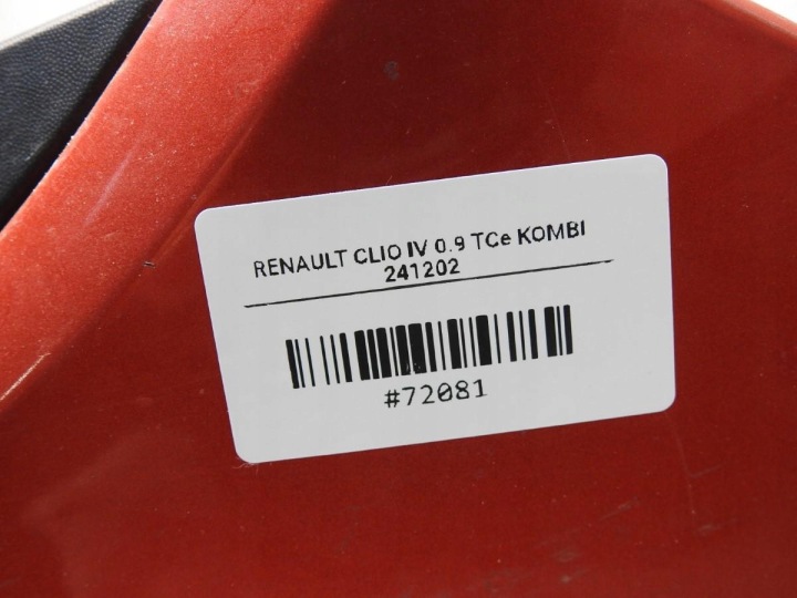 фото №14, Бампер передній перед tennp renault clio iv 620221112r