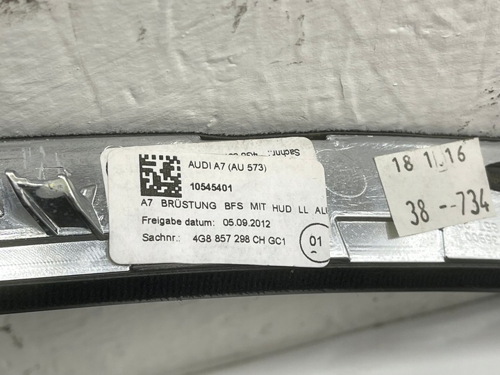 фото №15, Декоры планки интерьера alu beaufort gc1 audi a7 s7 rs7 4g компетиция