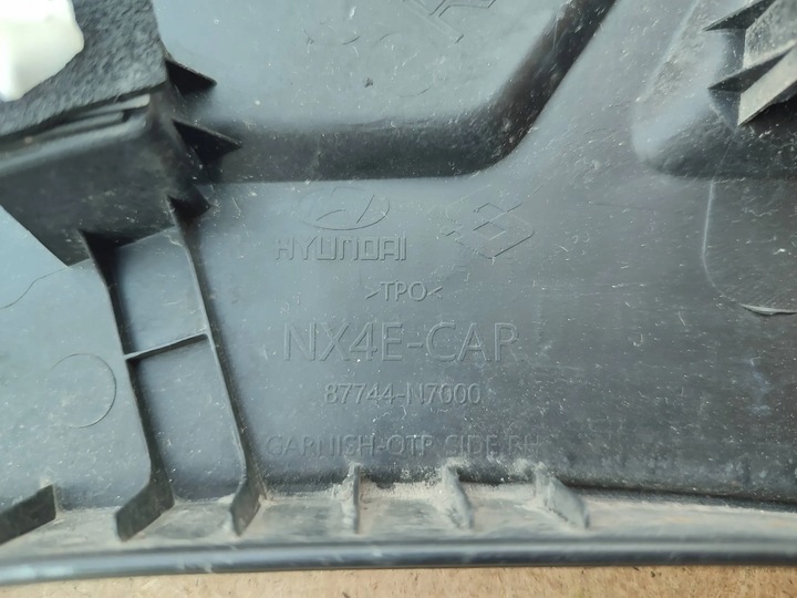 фото №9, Планка крила праві зад hyundai tucson iv tl 2018 87744-n7000