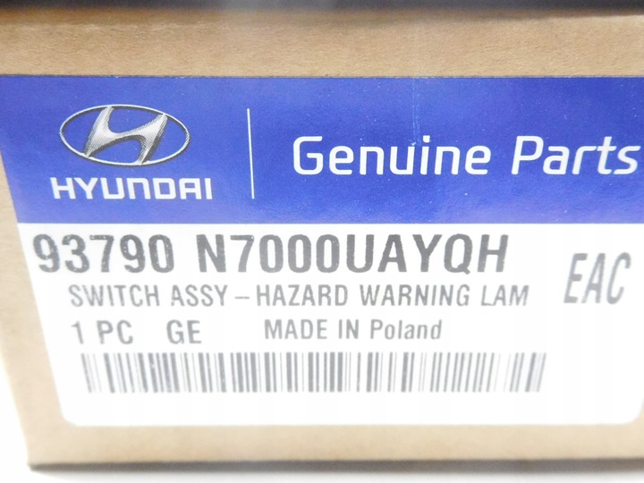 фото №8, Выключатель света аварийных hyundai tucson iv оригинальный номер 93790 n7000uayqh