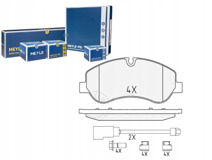 фото №14, Тормозные колодки ham. ford p. transit 2.2 tdci 12-