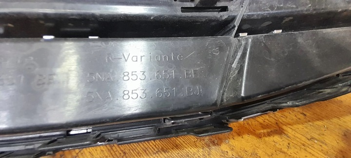 фото №7, Решітка радіатора решітка vw tiguan ii 5na рестайлінг r-line 2020r