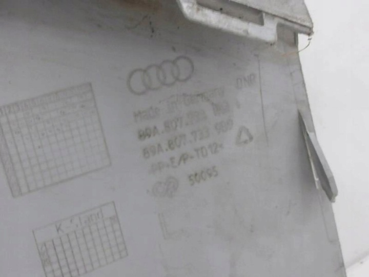 фото №10, Audi q4 e-tron 89a накладка спойлер бампер перед