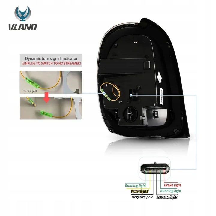 фото №12, Лампи зад ne kpl vland повний led neon тюнінг mini cooper f55 f56 f57 2014-17