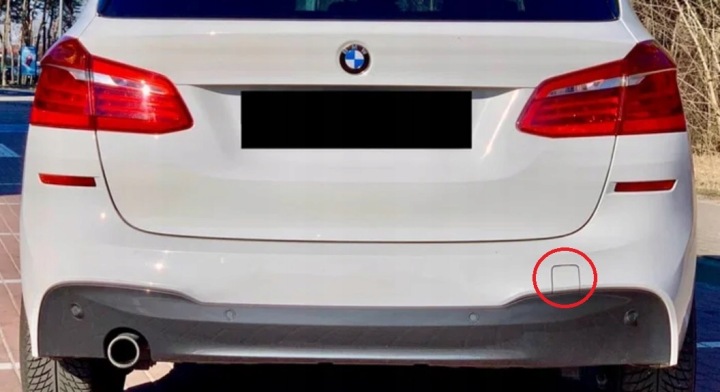 фото №10, Bmw seria f45 active tourer м-пакет 2014-2018 заглушка фаркоп зад оригінал