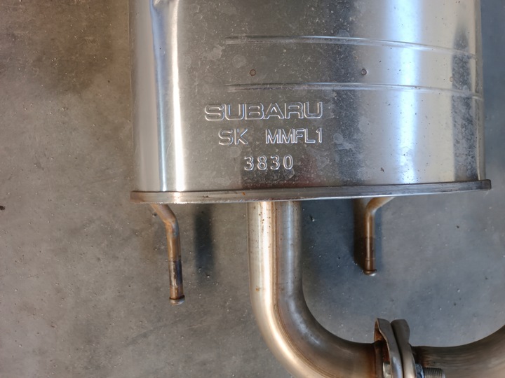 фото №9, Subaru xv crosstrek 22- глушник кінцевий труба випускна 2.0b usa