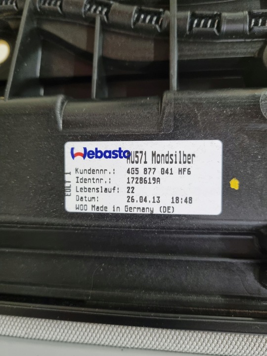 фото №6, Audi a6 c7 2013 люк комплект