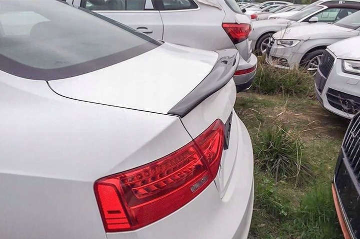 фото №9, Audi a5 8t купе спойлер спойлер na кришка багажника чорний блиск ducktail abs !