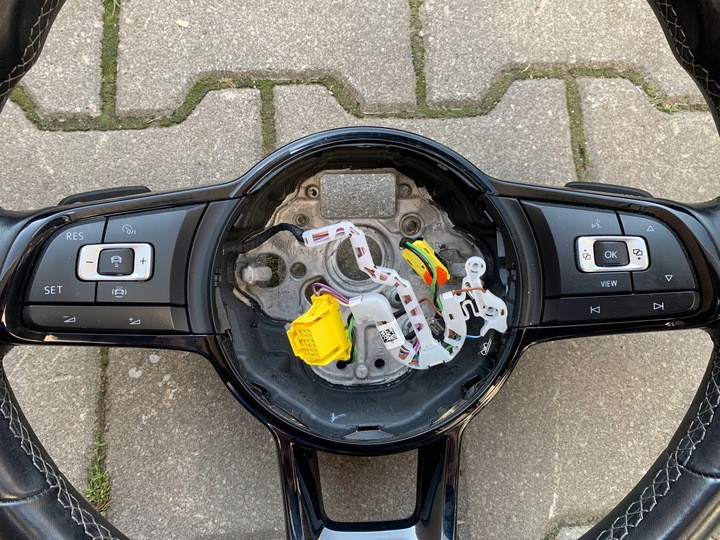 фото №7, Vw golf vii r t-roc r 5g0 руль кожа мульти плоская автомат dsg