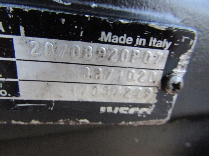 фото №7, Iveco eurocargo 5.9 11r коробка передач коробки передач 9 коробки передач 8871020 2870.b9