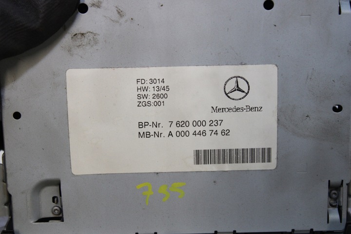 фото №7, Радіо радіопрогравач mercedes actros mp 4 arocs antos a0004467462