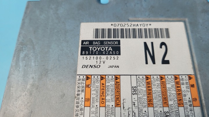 фото №13, Toyota rav4 v 19r модуль блок управления  подушек подушка 89170-42a50