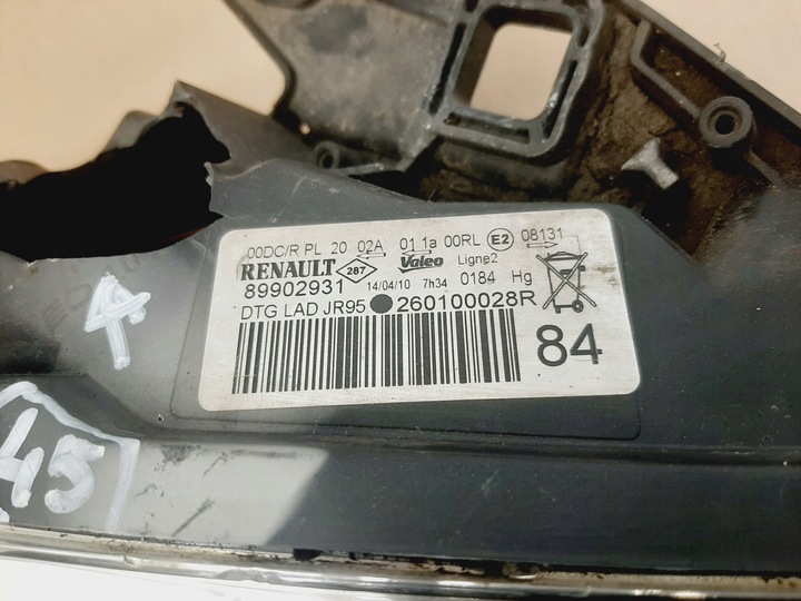 фото №9, Лампа перед передня права renault scenic iii 3 2008-2012 ксенон ксенон