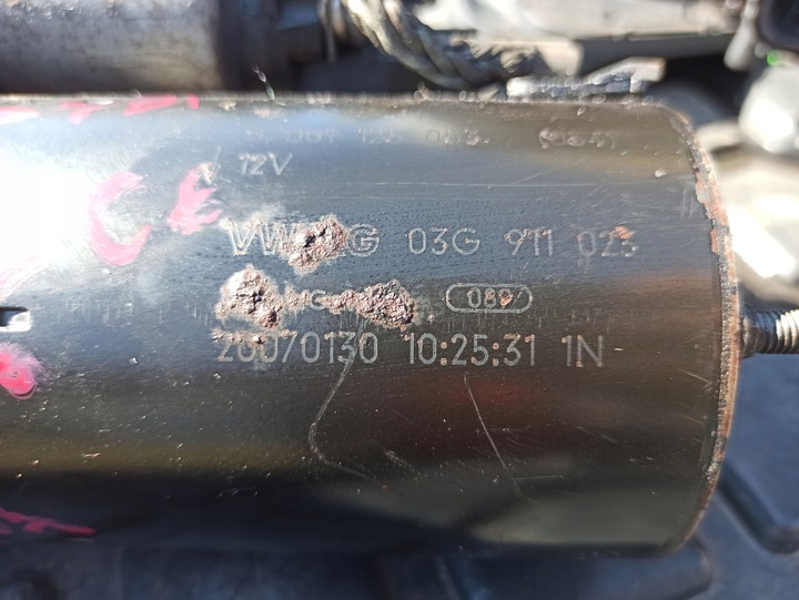 фото №6, Audi a6 c6 a4 b7 2.0 tdi стартер 03g911023