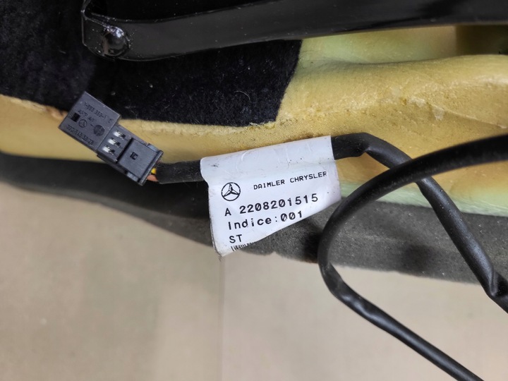 фото №15, Каркас спинка сидіння задньої вентильовані ліві двигунчик mercedes s w221 оригінальний номер