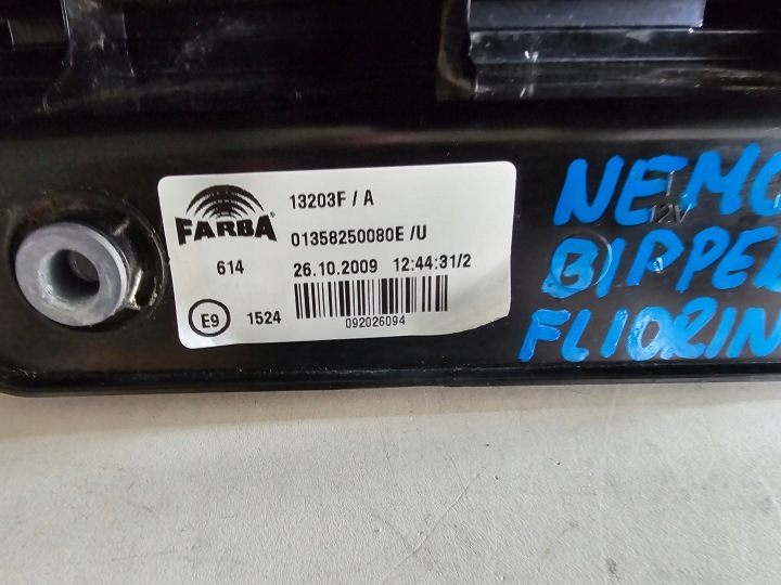 фото №13, Фара левое зад задняя левая fiat fiorino nemo bipper qubo европа eu 12203f/a