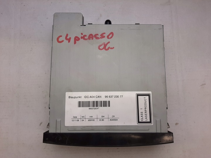 фото №10, Радио cd citroen c4 picasso 96629712xt