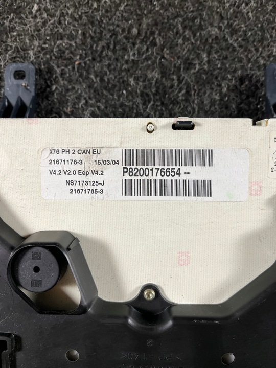 фото №8, Спідометр  прилади renault kango p8200176654