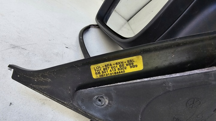 фото №6, Vw transporter t5 дзеркало ліві 5 pin європа 7h1857501be