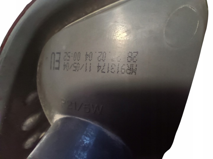 фото №4, Mitsubishi space star 02-05 лампа зад задняя правая оригинальный номер mr913174