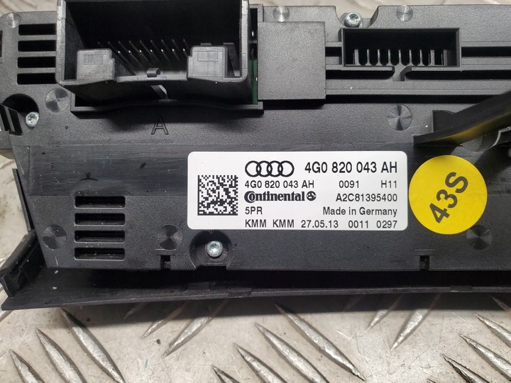 фото №6, Audi a6 s6 c7 4g 4g0820043ah з спереди управление i элементы электрические