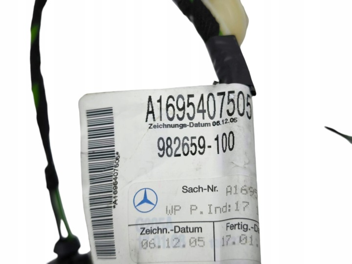 фото №8, Mercedes-benz a w169 джгут двері передніх 2008 a1695407505