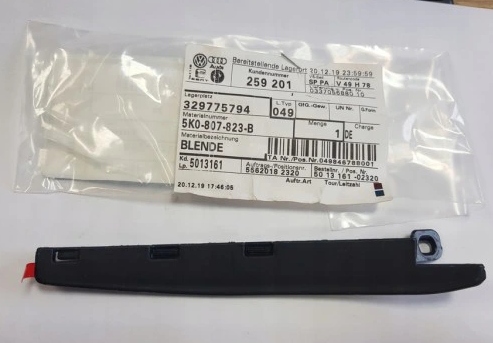 фото №1, Спойлер крыльев vw golf vi r20 новый 5k0807824b оригинал