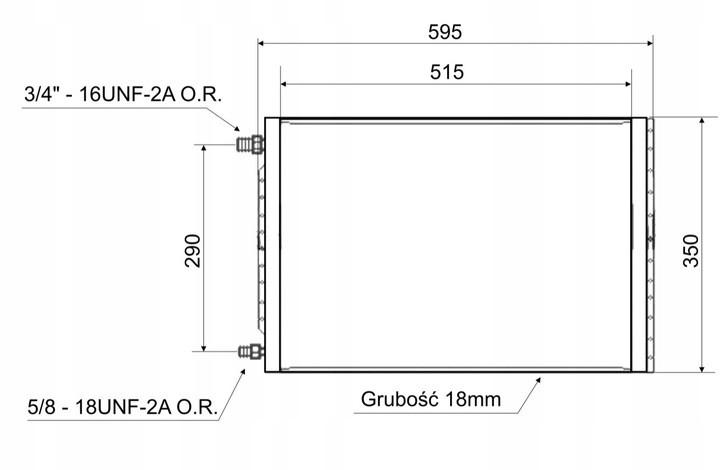 фото №3, Конденсатор універсальний delphi diavia 515x350x18