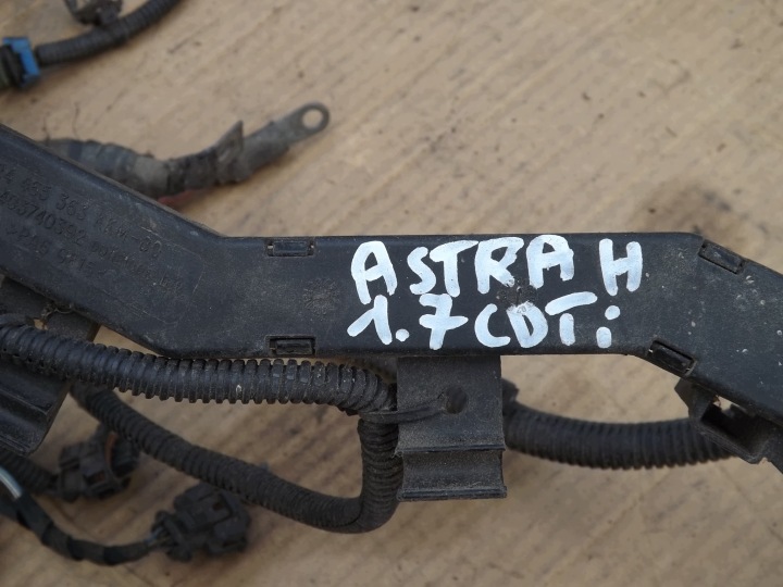 фото №9, Opel astra h 3 iii 1.7 cdti установка джгут двигуна 55352107