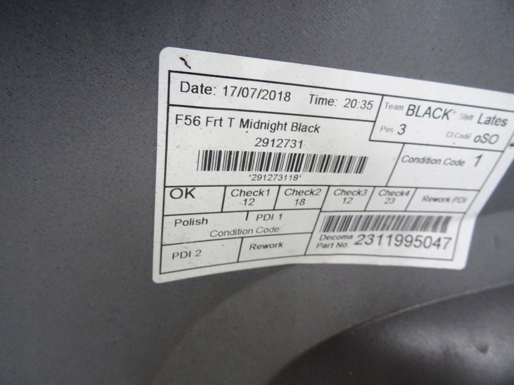 фото №7, Бампер перед mini cooper f55 f56 14-19