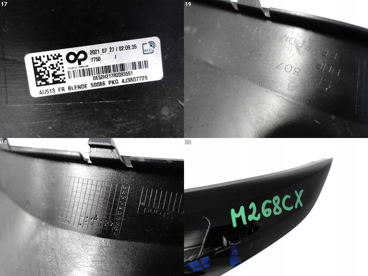 фото №15, Audi e-tron gt rs 4j3 20-24 решётка планка накладка решётка радиатора na бампер перед