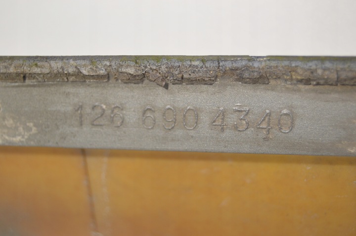 фото №15, Планка двері лівий зад mercedes w126 рестайлінг хром 1266904340 версія довга