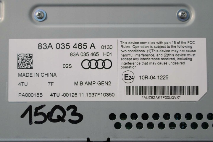 фото №13, Audi q3 динаміки + підсилювач 83a035456a 83a035399a 83a035415b 83a035411a 8