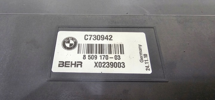 фото №10, Bmw f10 f11 комплект радіатор води кондиціонера вентилятор n47n 8509170