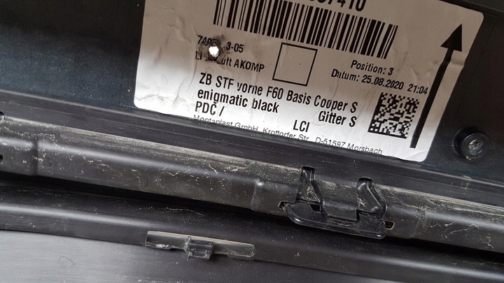 фото №10, Бампер переднє mini cooper f60 enigmatic чорний