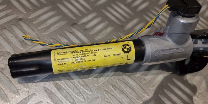 фото №9, Bmw e60 e61 натяжитель застёжка левая ремня безопасности левый зад 7065887 05r