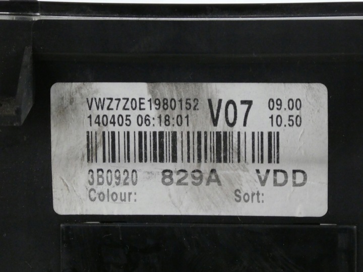 фото №8, Спідометр  прилади vw passat b5 рестайлінг 3b0920829a