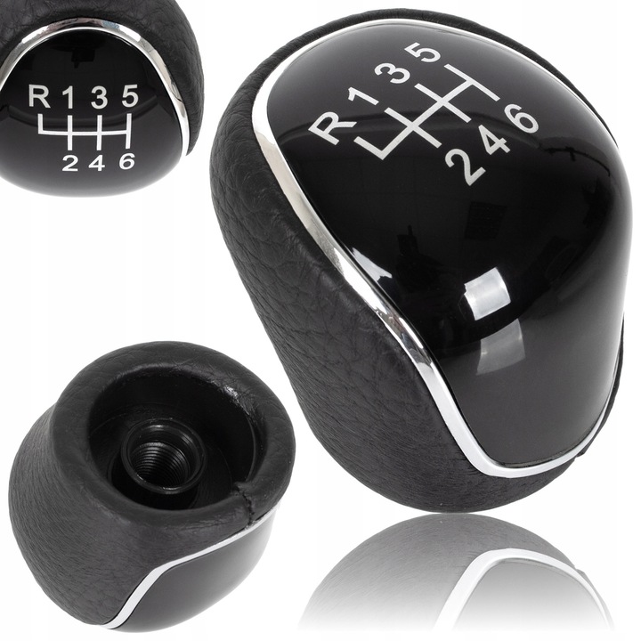 фото №1, Ручка важіль зміни коробки передач do citroen c-crosser 2007- шкіра