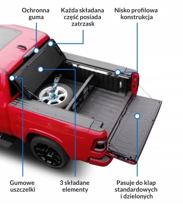 фото №6, Twarda кришка кузов алюмінієва легкий монтаж dodge ram 1500 ds 09-19