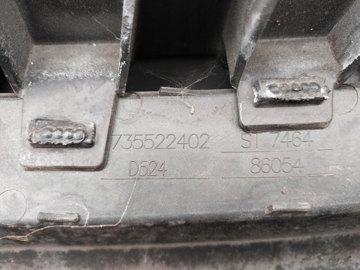 фото №15, Бампер передний противотуманка решётка fiat 500l 2012-2017r. зелёный 390/b оригинал