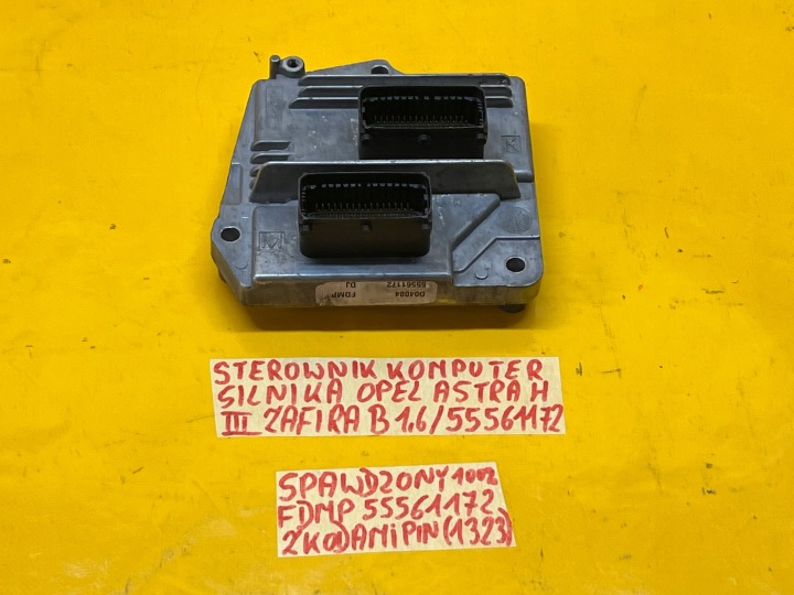 фото №12, Блок керування двигуном (ecu) opel zafira b astra h iii 1,6b 55561172