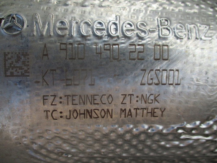 фото №5, Катализатор dpf fap комплект mercedes sprinter w910 a9104902200 a9104902300