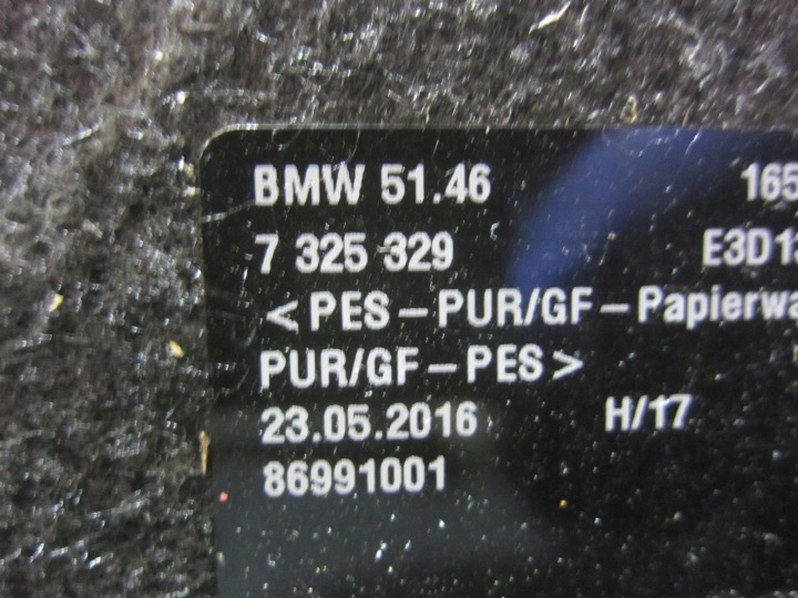 фото №10, Bmw 3 f34 полка багажника багажника чёрная состояние bdb 51477328069 7328069 7325329