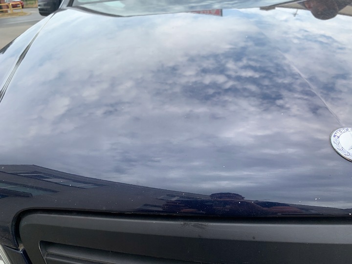 фото №7, Mercedes c класс w204 рестайлинг капот крышка двигателя крышка тёмно-синяя лак 890